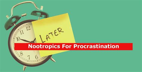 nootropics for procrastination
